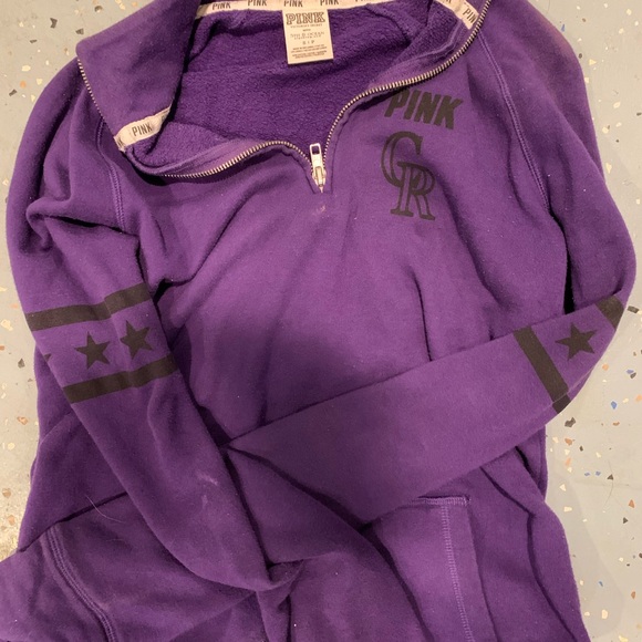 Autographed Colorado Rockies pull over jacket - Picture 4 of 5